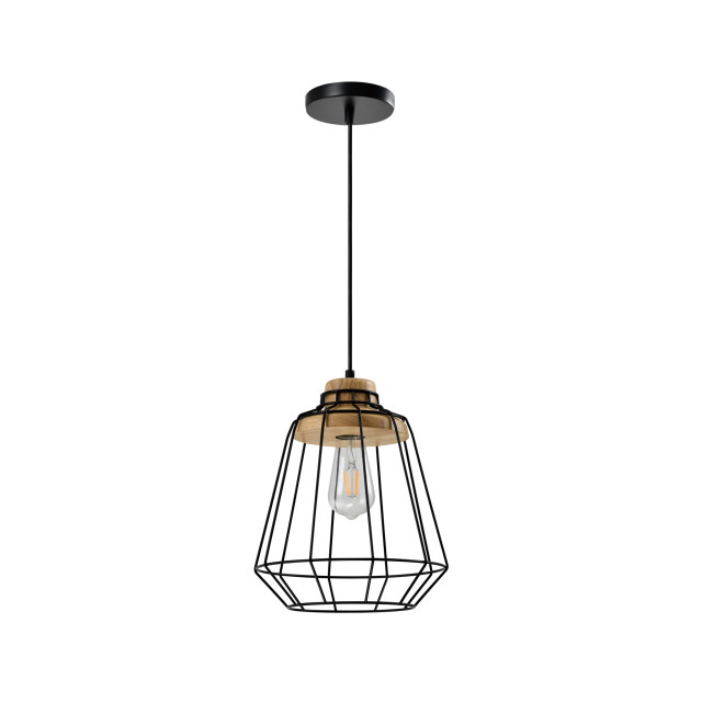 QUVIO Hanglamp met metalen frame quv5155l-black 1538512 large