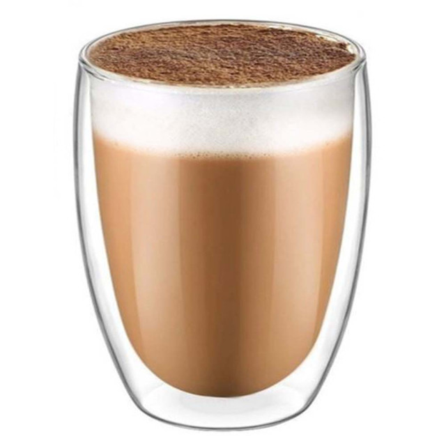 Krumble Koffie glas dubbelwandig 300ml 1394932 large