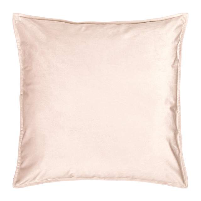 QUVIO Sierkussenhoes 45x45cm – fluweel licht roze 2912817 large