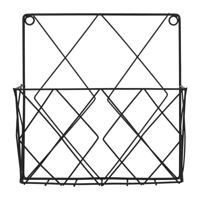 QUVIO Tijdschriften organizer wand 25 x 26 cm metaal - 2172980 large