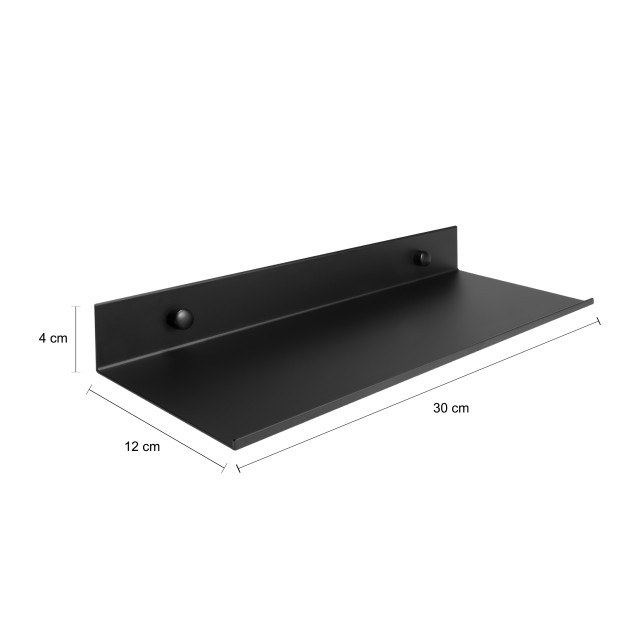 QUVIO Muur plank staal - 1394959 large