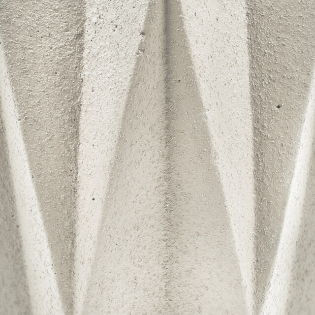 QUVIO Bloempot cement 15 x 15 x 14 cm wit 1551112 large