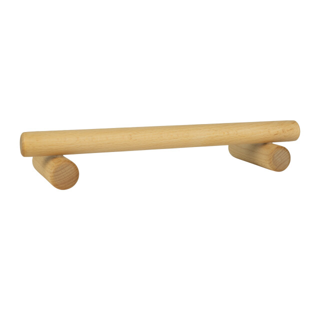 QUVIO Houten kledingrek stang hout 30 cm bruin 1973326 large