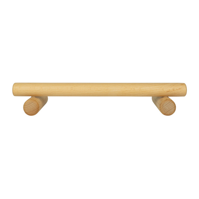 QUVIO Houten kledingrek stang hout 30 cm bruin 1973326 large