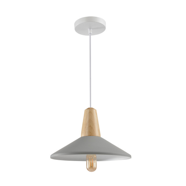 QUVIO Hanglamp rond quv5068l-grey 1395225 large