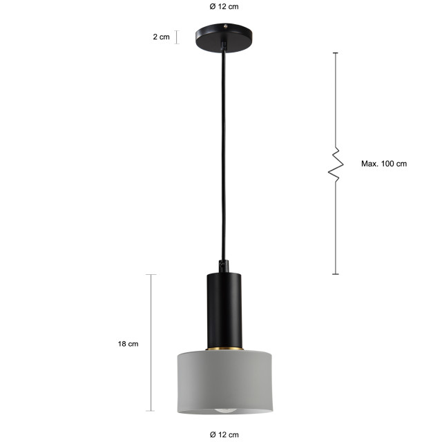 QUVIO Hanglamp aluminium quv5090l 1395203 large