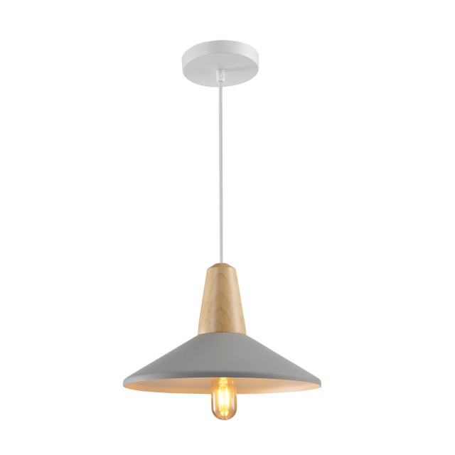 QUVIO Hanglamp rond quv5068l-grey 1395225 large