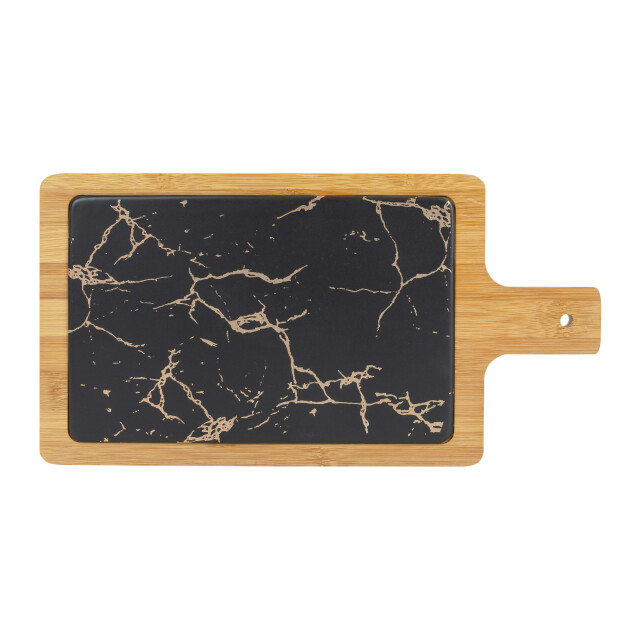 Krumble Serveerplank hout en marmer look - 1716599 large