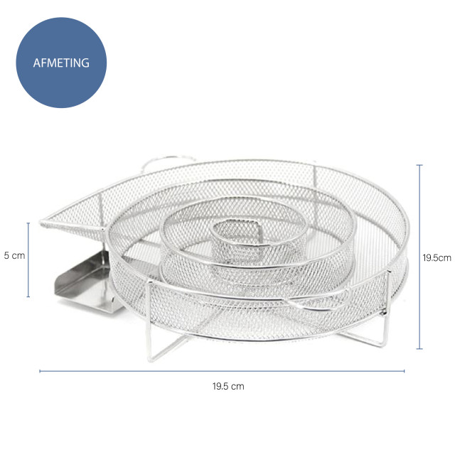 Krumble Barbecue smokerbox rond rvs 1394865 large