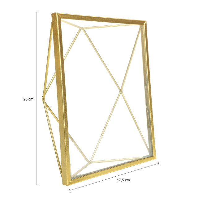 QUVIO Fotolijstje hexagon 17,5 x 23 cm staal - 1955697 large