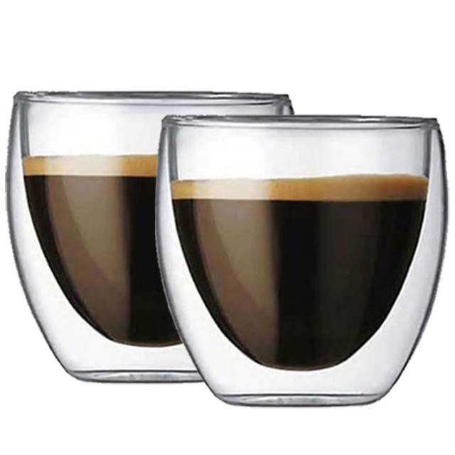 Krumble Espresso glas dubbelwandig set van 4 1999881 large