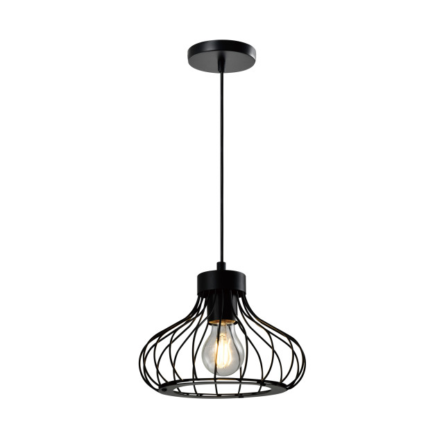 QUVIO Hanglamp metalen frame quv5145l-black 1538246 large