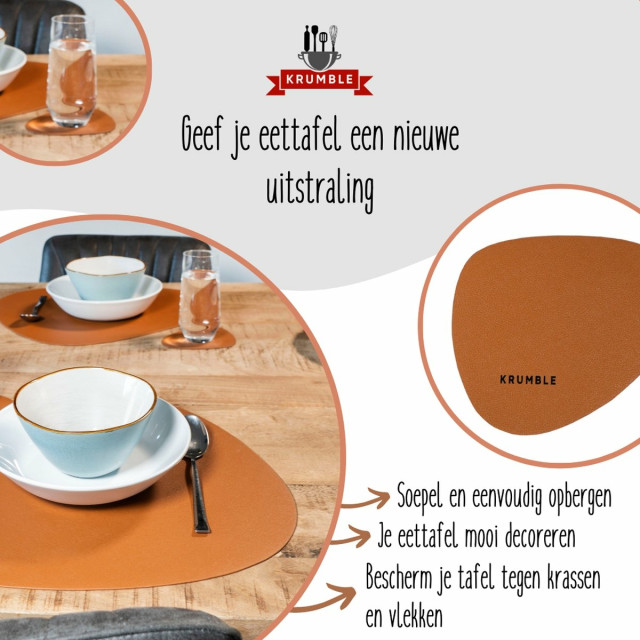 Krumble Placemat set design 8 stuks - 2379420 large