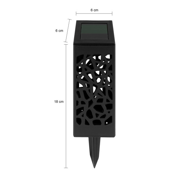 QUVIO Solar tuinlampje plastic - 1851757 large