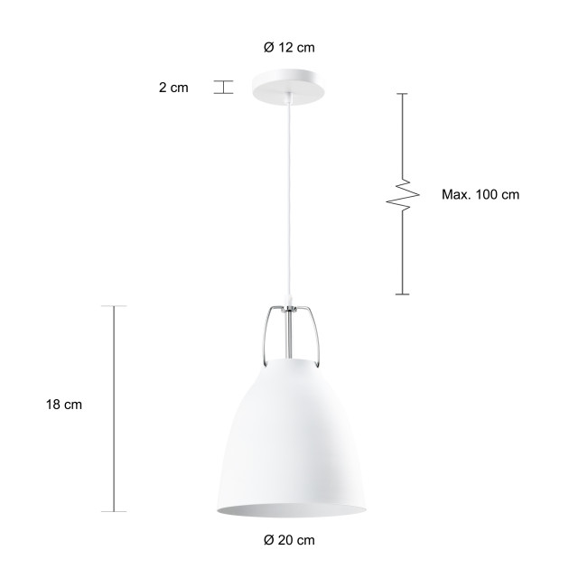 QUVIO Hanglamp langwerpig quv5147l-white 1540316 large