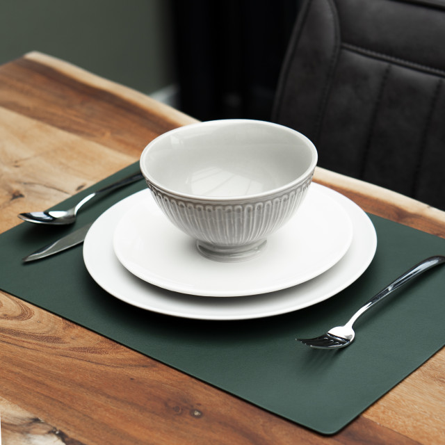 Krumble Placemat pu leer donker set van 4 2619203 large