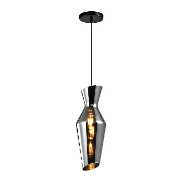 QUVIO Hanglamp met smoke glas grey 2671425 large