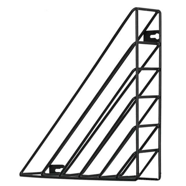 QUVIO Tijdschriften / boeken houder wand driehoek metaal - 1394992 large