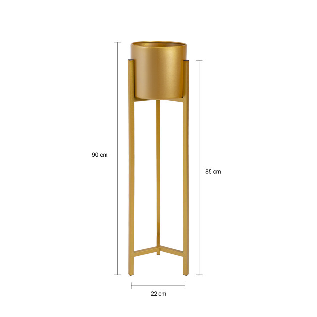 QUVIO Plantensteunen metaal – 22x22x90 cm – l 2912775 large