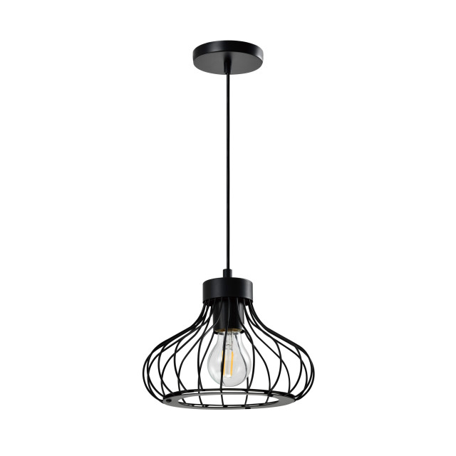 QUVIO Hanglamp metalen frame quv5145l-black 1538246 large