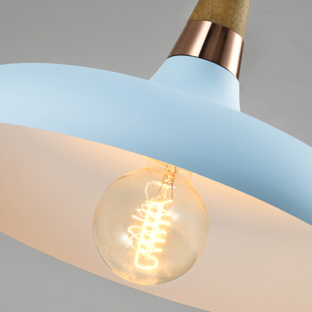 QUVIO Hanglamp rond quv5137l-blue 1551101 large