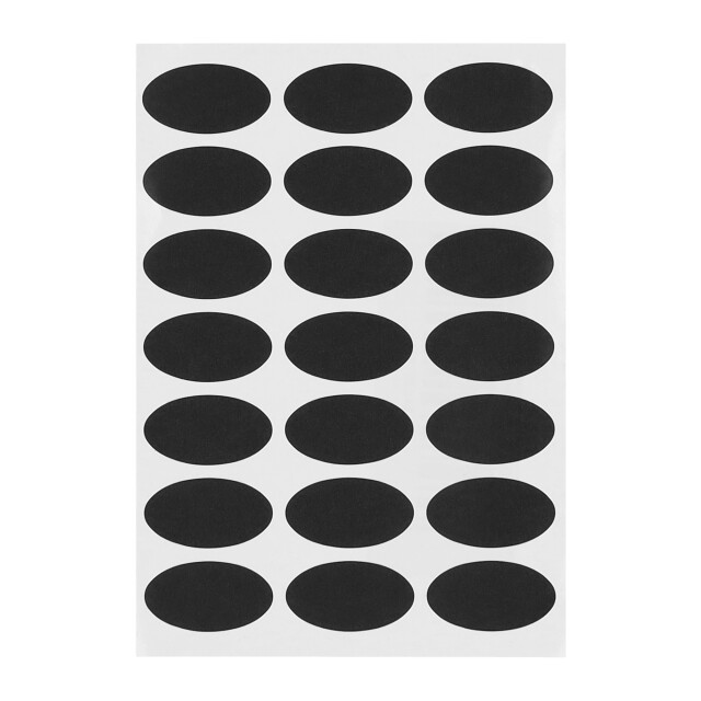 QUVIO Krijtstickers ovaal set van 105 stickers - 2269312 large