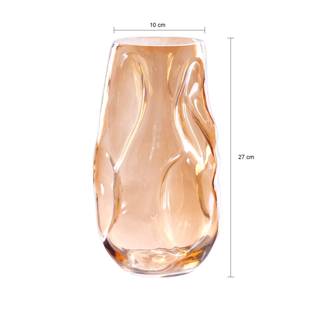 QUVIO Vaas gekreukt maat l glas - 2764603 large