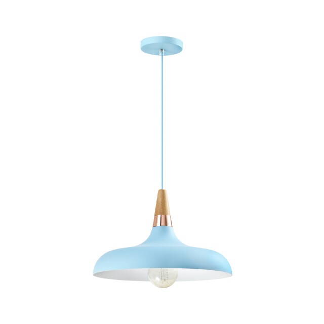 QUVIO Hanglamp rond quv5137l-blue 1551101 large