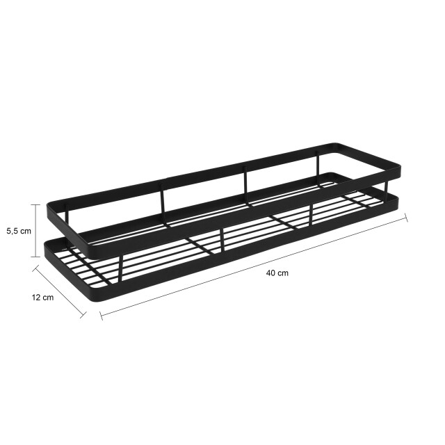 QUVIO Kruidenrek keuken metaal - 40 cm set van 3 2269343 large
