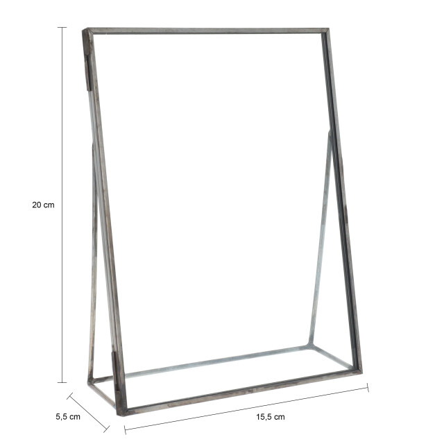 QUVIO Fotolijst metaal glas - 15.5 x 20 cm 2269325 large