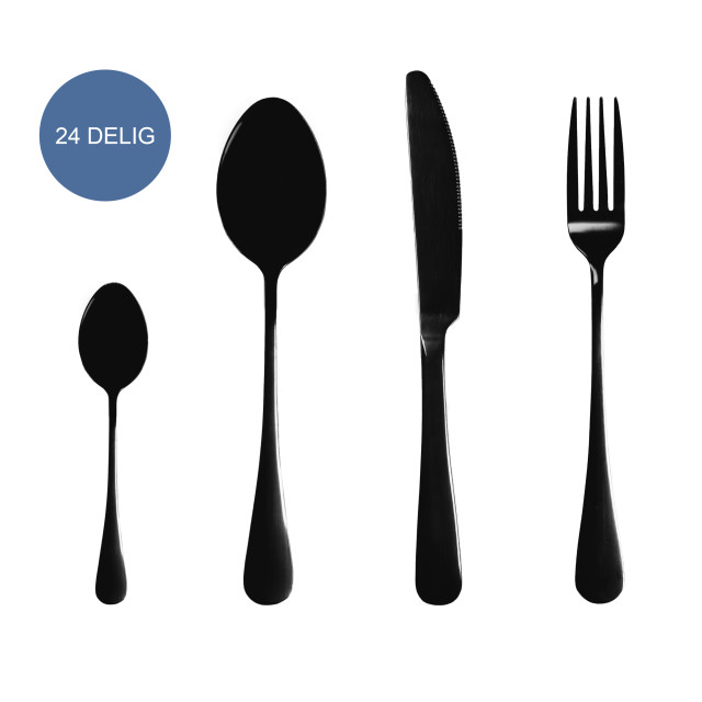 Krumble Bestekset (plat) 24 delig 6 persoons - 1848973 large