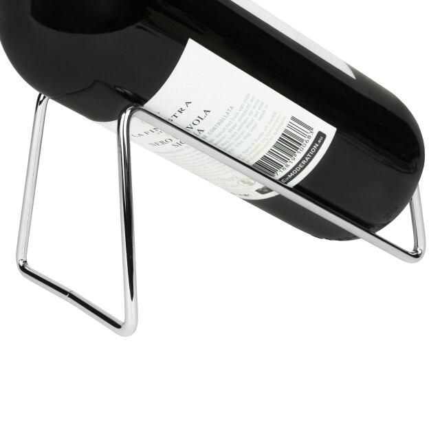 QUVIO Wijnfles houder metaal voor 1 fles - 1395475 large
