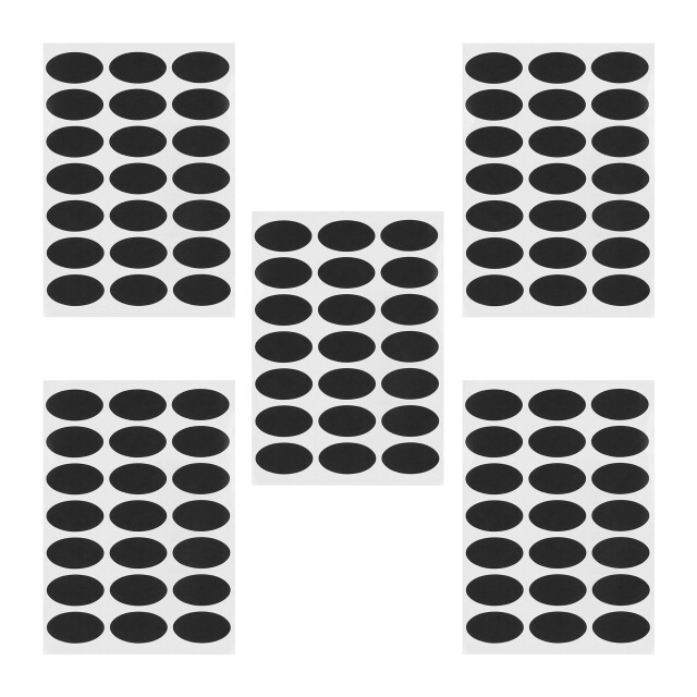 QUVIO Krijtstickers ovaal set van 105 stickers - 2269312 large