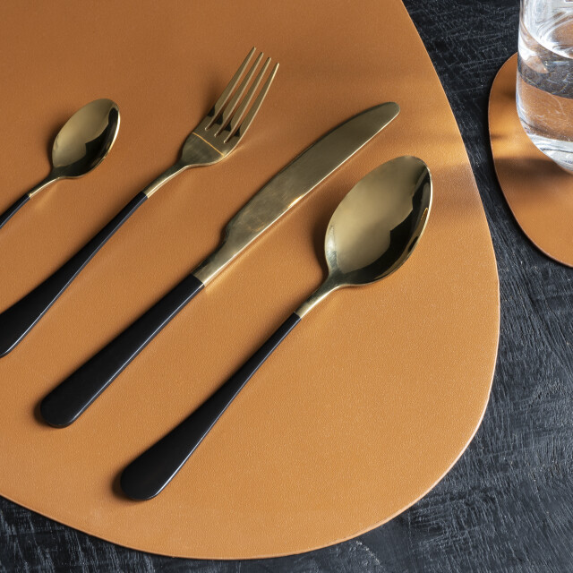 Krumble Bestekset (plat) 24 delig 6 persoons en zwart 1848971 large