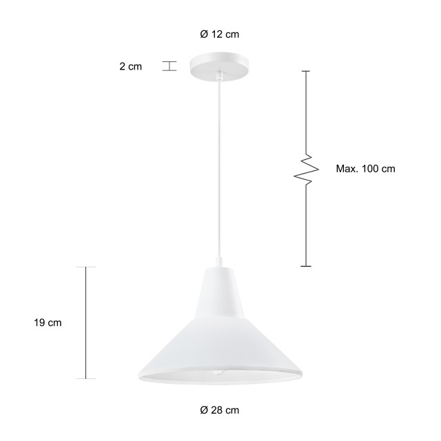 QUVIO Hanglamp rond quv5149l-white 1540319 large