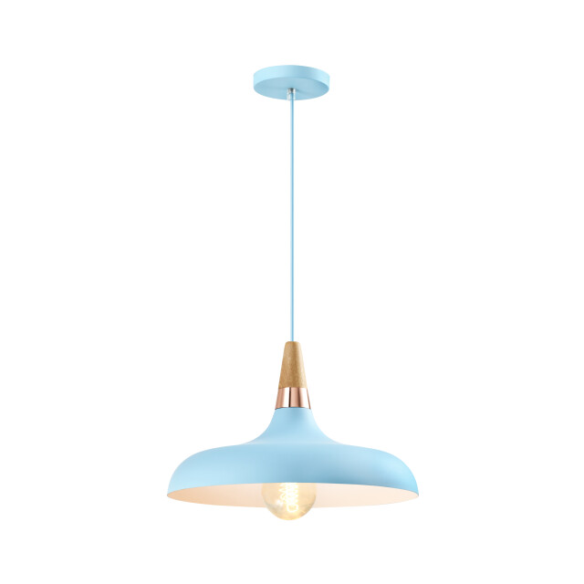 QUVIO Hanglamp rond quv5137l-blue 1551101 large
