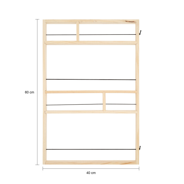QUVIO Wandrek 60 x 42 cm hout 2269193 large