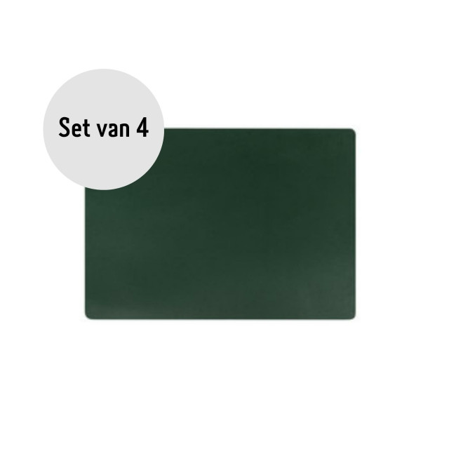 Krumble Placemat pu leer donker set van 4 2619203 large