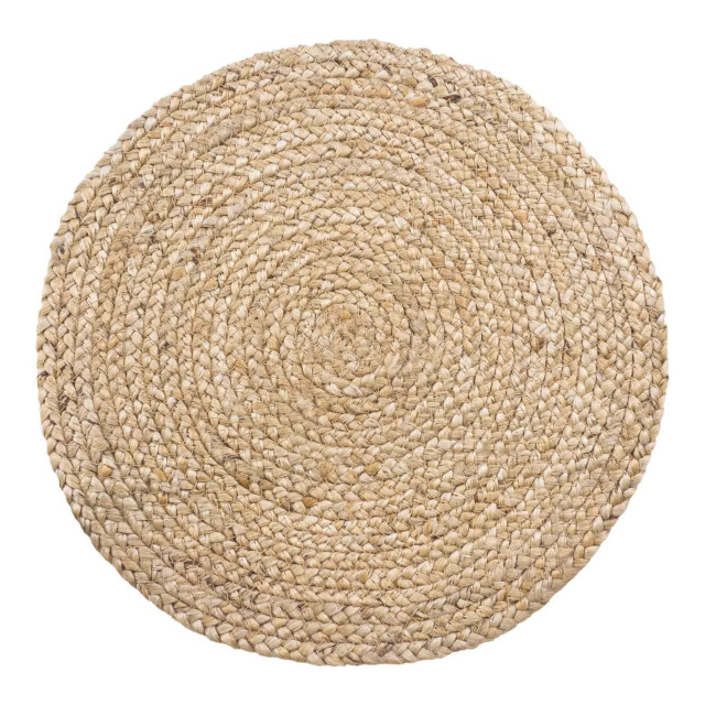 Krumble Ronde placemats – set van 4 – jute – rond ø38 cm naturel 2927090 large