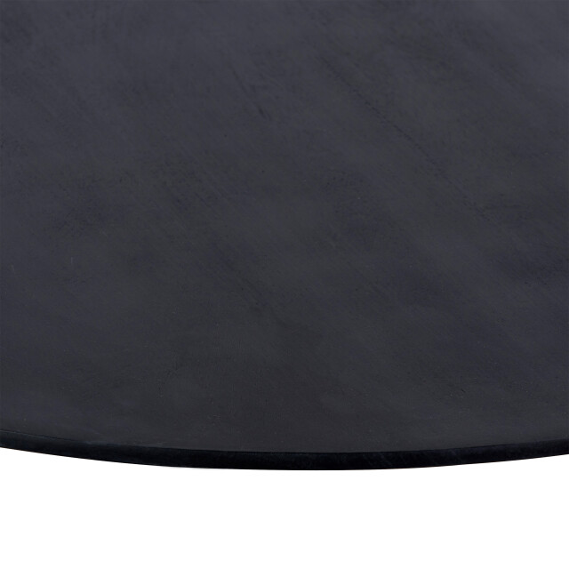 QUVIO Eettafel sofia – rond – Ø120 – stalen kruispoot – fsc®-gecertificeerd mangohout – 2933683 large