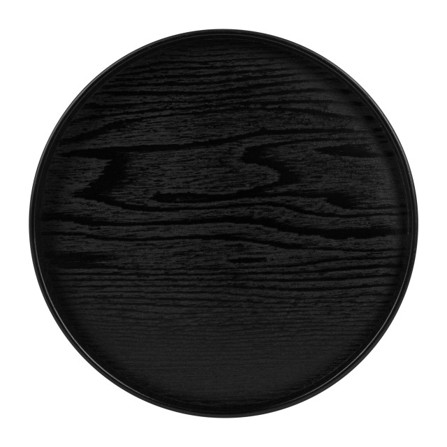 QUVIO Houten dienblad rond - 27 cm 2311013 large