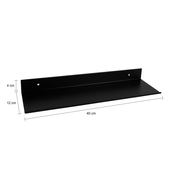 QUVIO Metalen muur plank - 40 cm 2398893 large