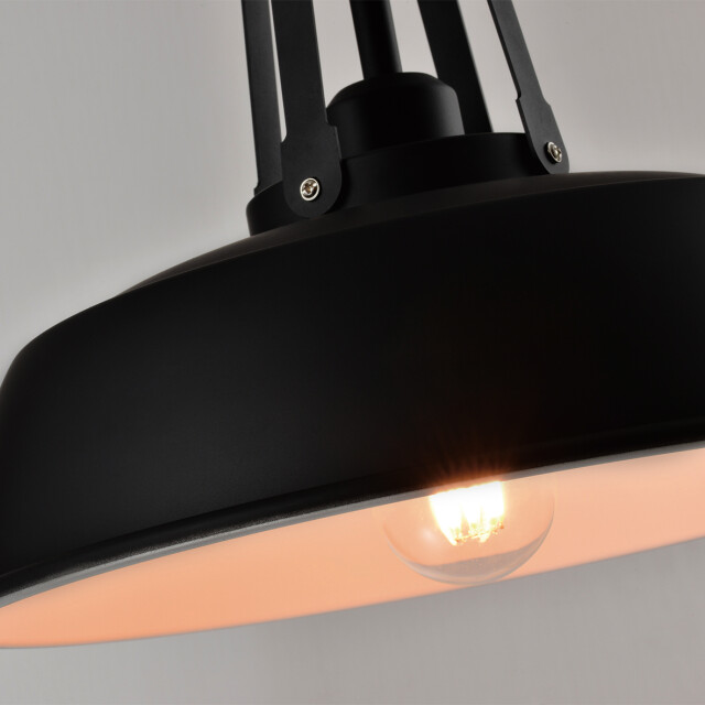 QUVIO Hanglamp rond quv5080l-black 1395233 large