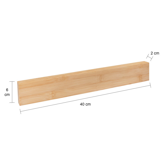 Krumble Magnetische messenstrip wand licht hout 4 cm 1473748 large