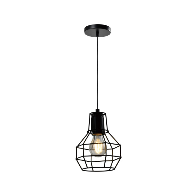 QUVIO Hanglamp metalen frame quv5146l-black 1538247 large
