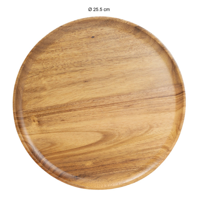 QUVIO Houten dienblad rond maat l 1395367 large