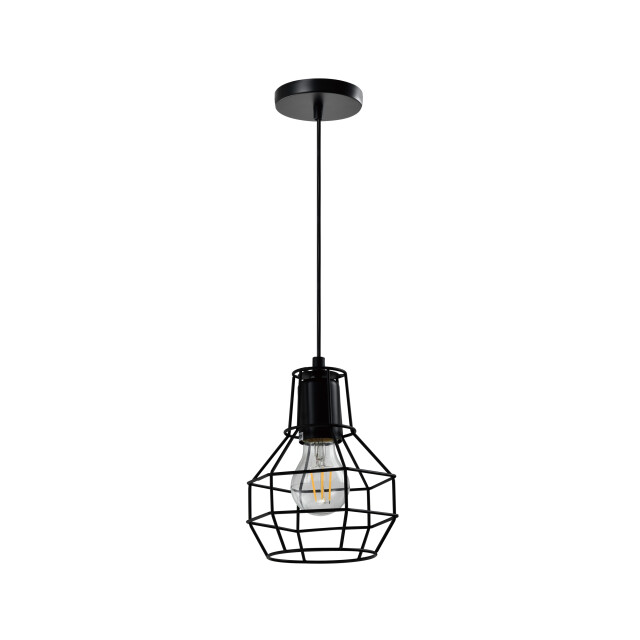 QUVIO Hanglamp metalen frame quv5146l-black 1538247 large