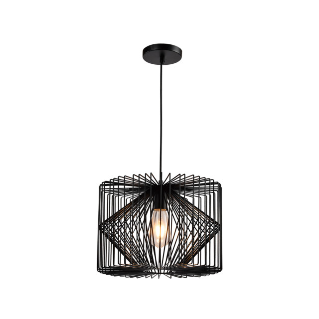 QUVIO Hanglamp metaal quv5048l-black 1395171 large