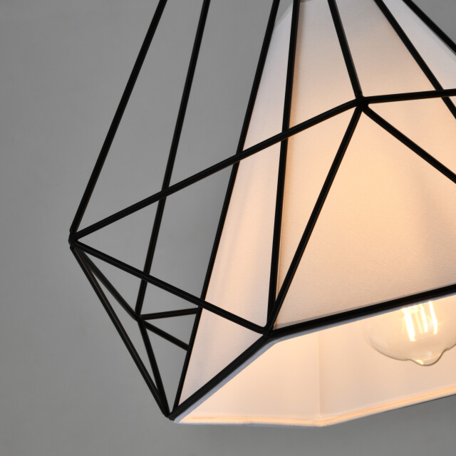 QUVIO Hanglamp met metalen frame quv5152l-black 1545198 large