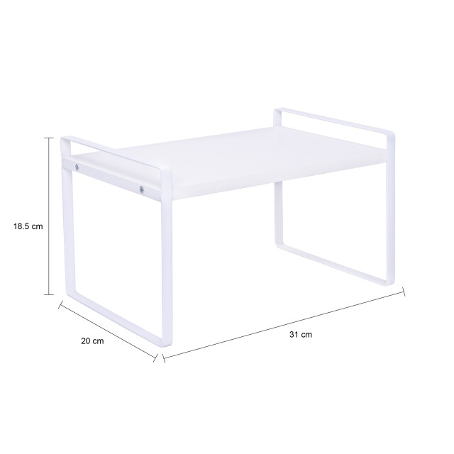 QUVIO Keukenkast organizer plankinzet – 31 cm – metaal - 2912772 large